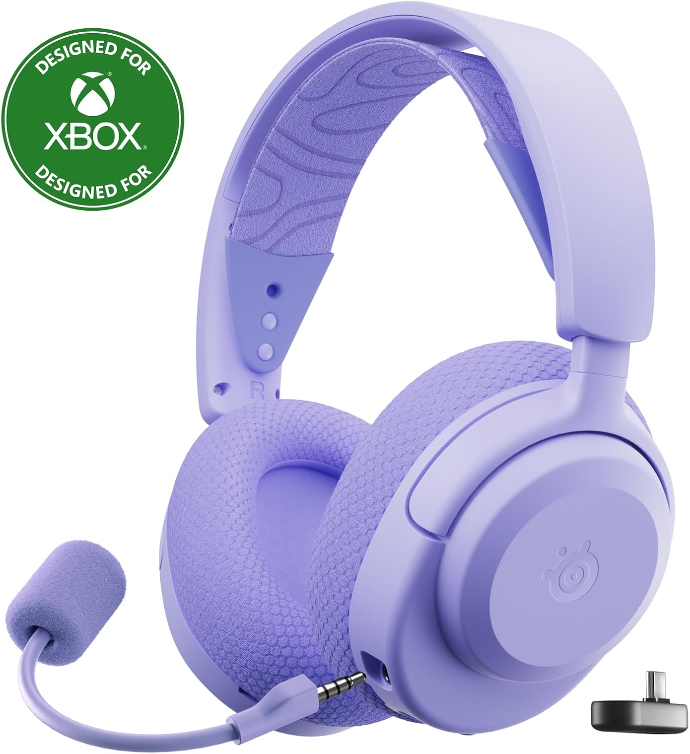 SteelSeries Arctis Nova 3X Wireless Multi-Platform Gaming Headset — Mobile App Control — 40 HR Battery — Neodymium Magnetic Drivers — 2.4GHz/Bluetooth — Xbox, PS5, PC, Switch, Mobile — Lavender