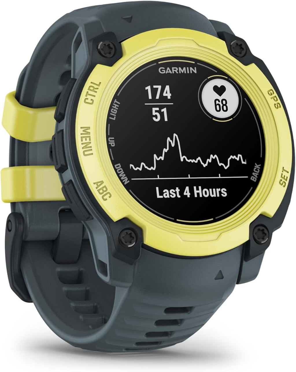 Garmin Instinct E 40 mm, Rugged Outdoor GPS Smartwatch, 24/7 Health Monitoring, Wrist-Based Heart Rate, Up to 14 Days of Battery Life, Electric Lime with Twilight Band Bundle