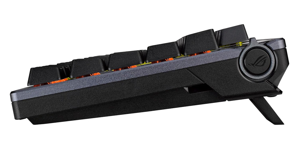 ASUS ROG Azoth Wireless Mechanical Gaming Keyboard – 75% TKL, Tri-Mode Connectivity, Hot Swappable Pre-lubed ROG NX Storm Clicky Switches, PBT Keycaps, RGB, OLED Display, PC/Mac Support - Black