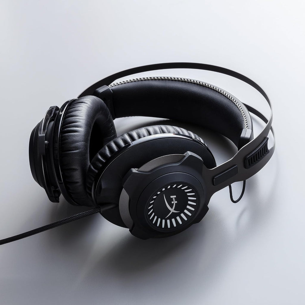 HyperX Cloud Revolver - Gaming Headset with HyperX 7.1 Surround Sound, Signature Memory Foam, Premium Leatherette, Steel Frame, Detachable noise-cancellation microphone