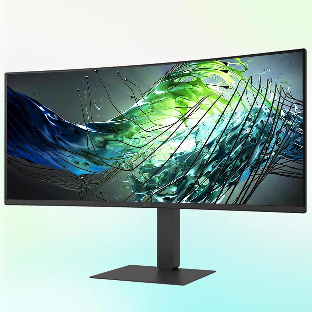 LG 34' Ultrawide Curved Monitor, WQHD(3440 x 1440) VA Panel, 120Hz, HDR10, sRGB 99%, Multi-Tasking Screen, HDMI, DisplayPort, Ergonomic Height/Swivel/Tilt Adjustable Stand