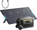 Anker SOLIX F3000 Portable Power Station with 400W Solar Panel, 3,072Wh,6,000W Recharging, Solar Generator for Home Use, Expandable to 24kWh, For Outages, Camping, RVs, and Emergencies