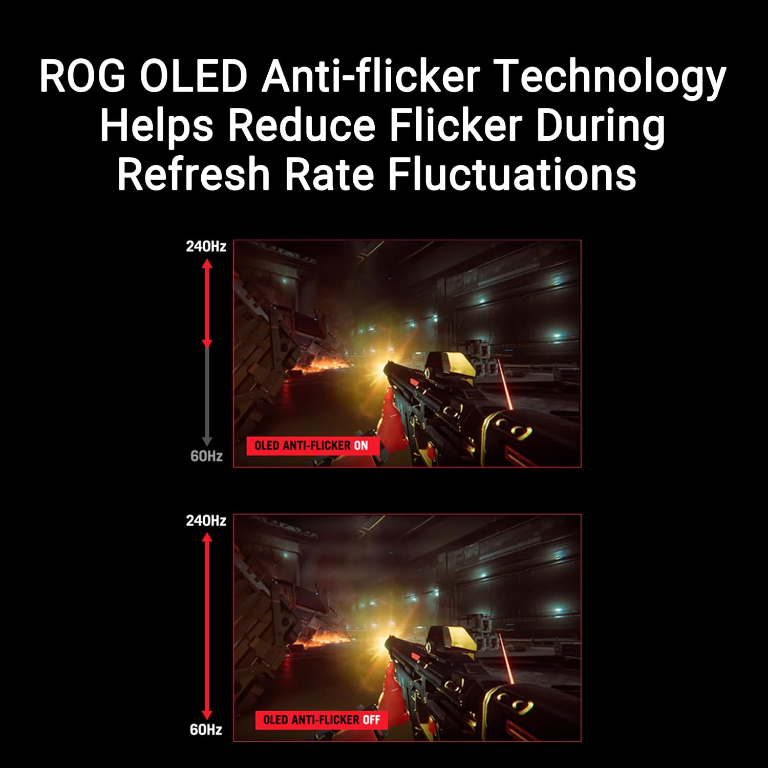 ASUS ROG Swift 32' 4K OLED Gaming Monitor (PG32UCDP) - WOLED, Dual Mode (4K 240Hz, FHD 480Hz), 0.03ms, G-SYNC Compatible, Custom Heatsink, AI Gaming, 99% DCI-P3,True 10-bit, USB-C 90W, 3yr Warranty