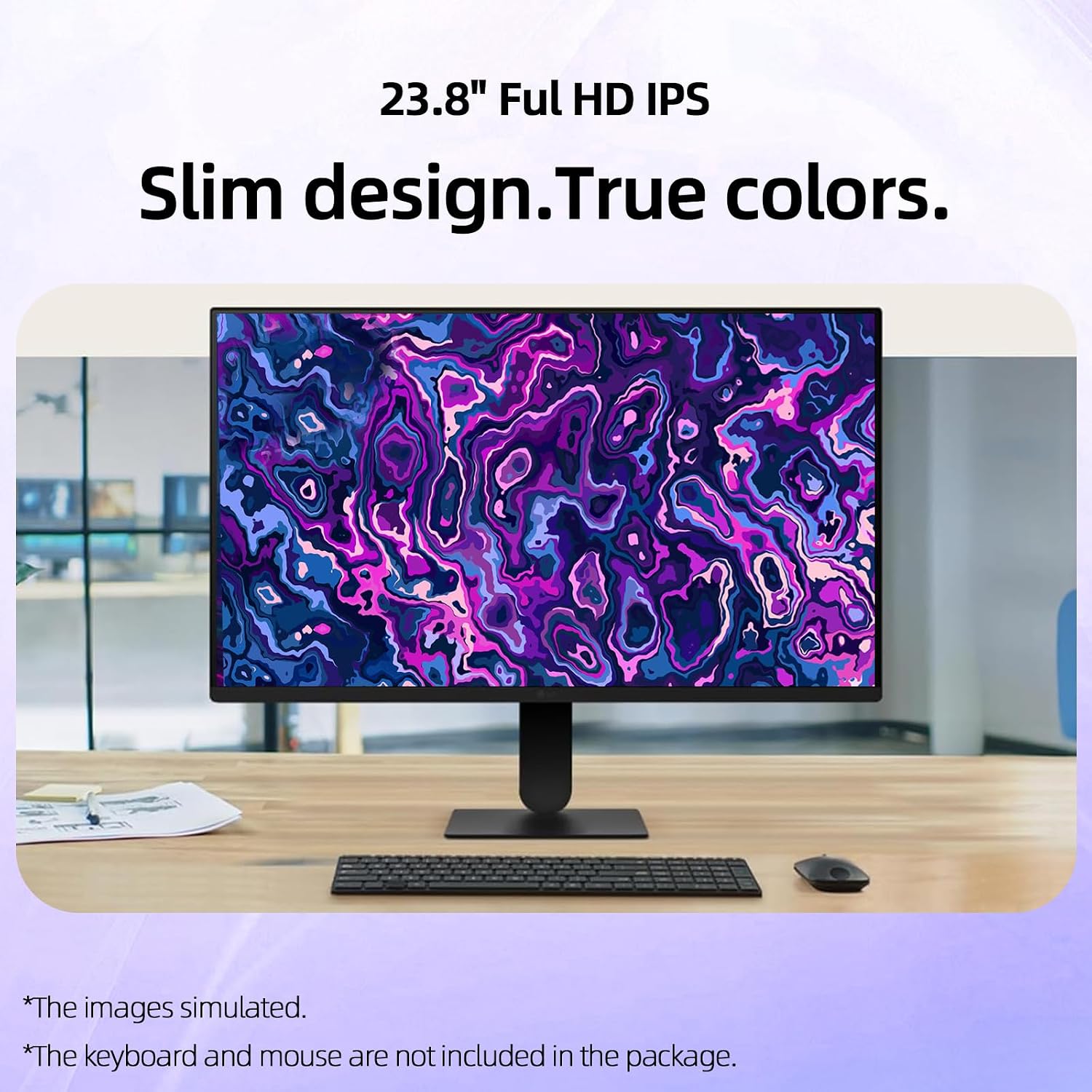 LG 24 inch FHD (1920 x 1080) IPS Computer Monitor, 120Hz, 5ms MBR, HDR10, Dynamic Action Sync, 99% sRGB, VGA, HDMI, Reader Mode, Flicker Safe, Virtually Borderless Design, Tilt Adjustable, Black