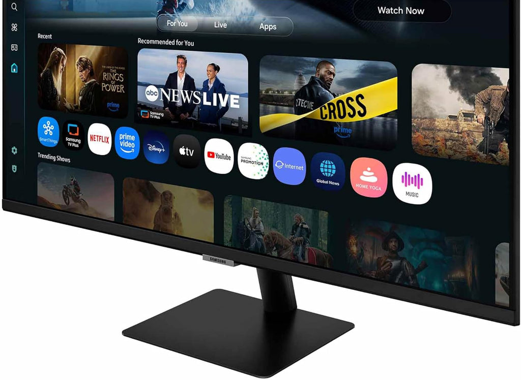 Samsung 32' Smart Monitor M7 (M70F) 4K UHD Display, Samsung Vision AI, Smart TV Apps, Gaming Hub, USB-C, HDMI and USB-A, Black, LS32FM702UNXZA, 2025