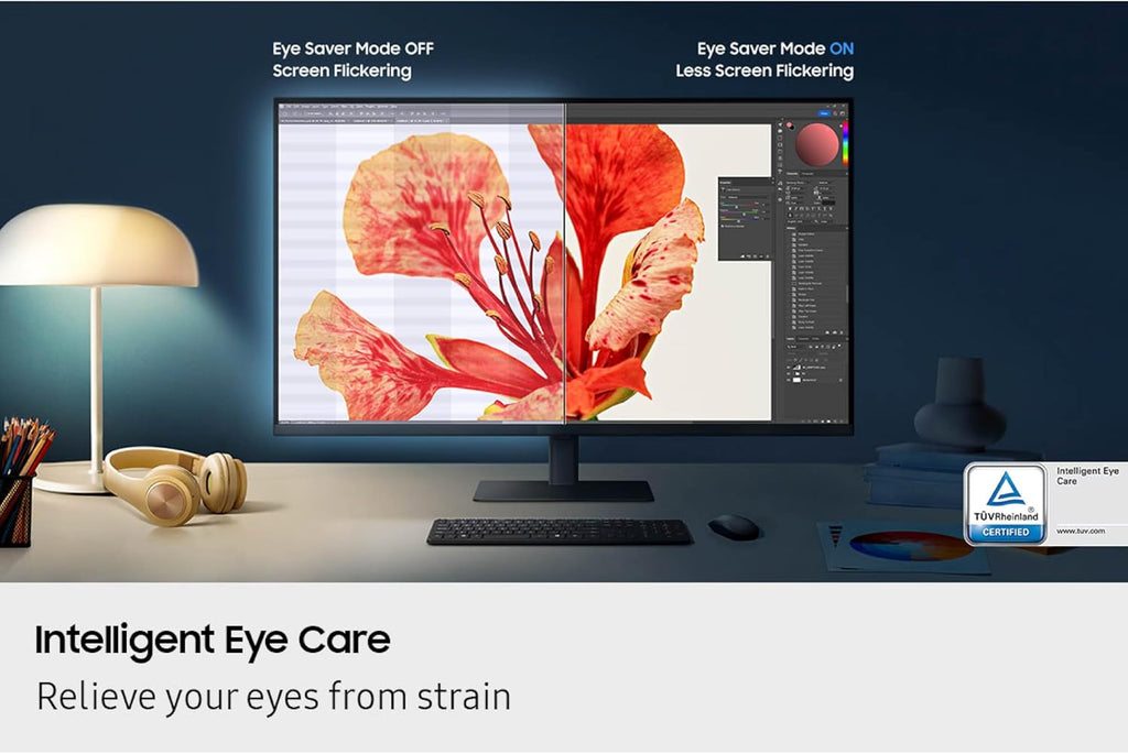 Samsung 37' ViewFinity S7 (S70D) 4K UHD HDR10 High Resolution Monitor, DP Port, TUV-Certified, 2025, LS37D700EANXZA