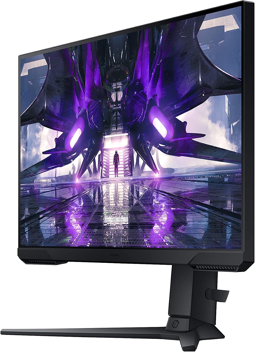 SAMSUNG 27' Odyssey G32A FHD 1ms 165Hz Gaming Monitor with Eye Saver Mode, Free-Sync Premium, Height Adjustable Screen for Gamer Comfort, VESA Mount Capability (LS27AG320NNXZA)