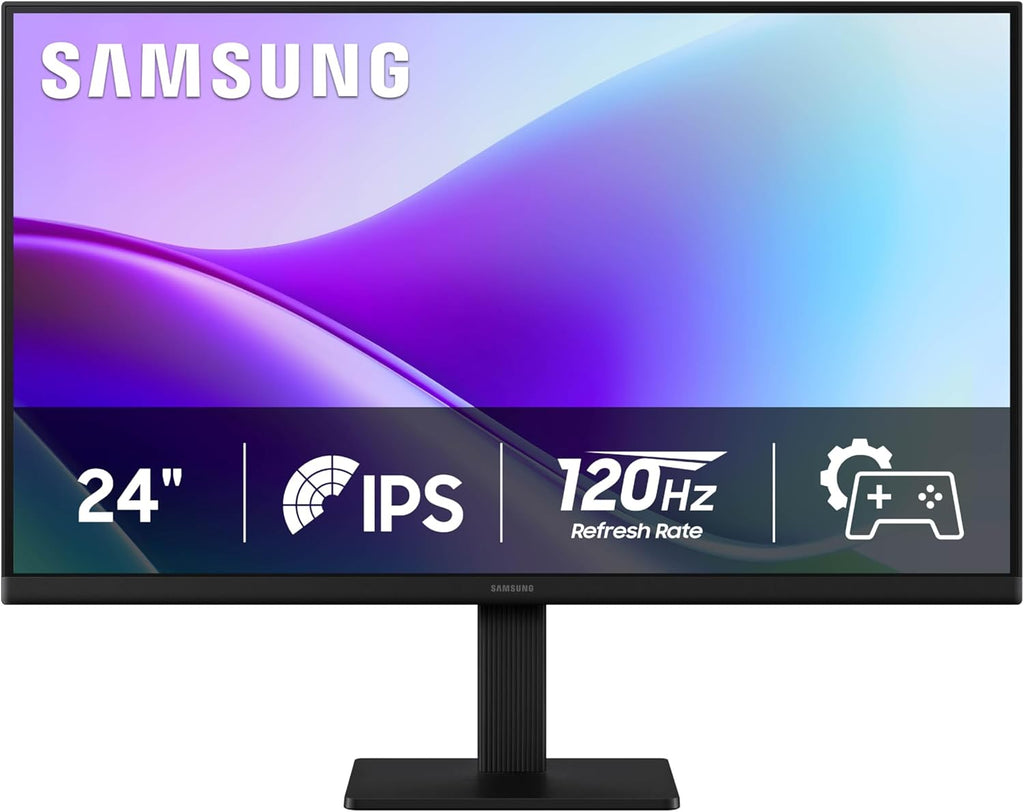 Samsung 24' S3 (S32GF) FHD High Resolution 120Hz Monitor with IPS Panel, Flicker Free, Eye Saver Mode, LS24F320GANXZA, 2025