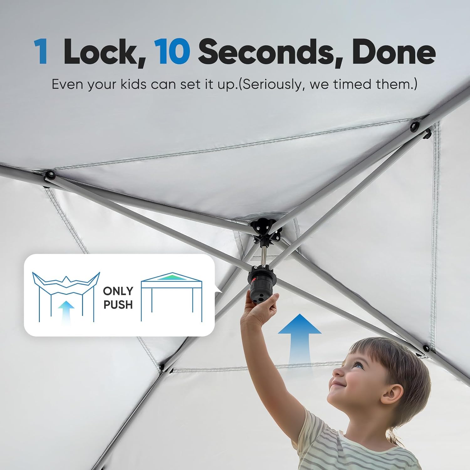 Quictent 6.6'x6.6' Pop up Screened Canopy Tent with Mosquito Netting, Portable Easy up Outdoor Screen House Shelter for Patio, Camping and Picnic, Includes Wheeled Carry Bag