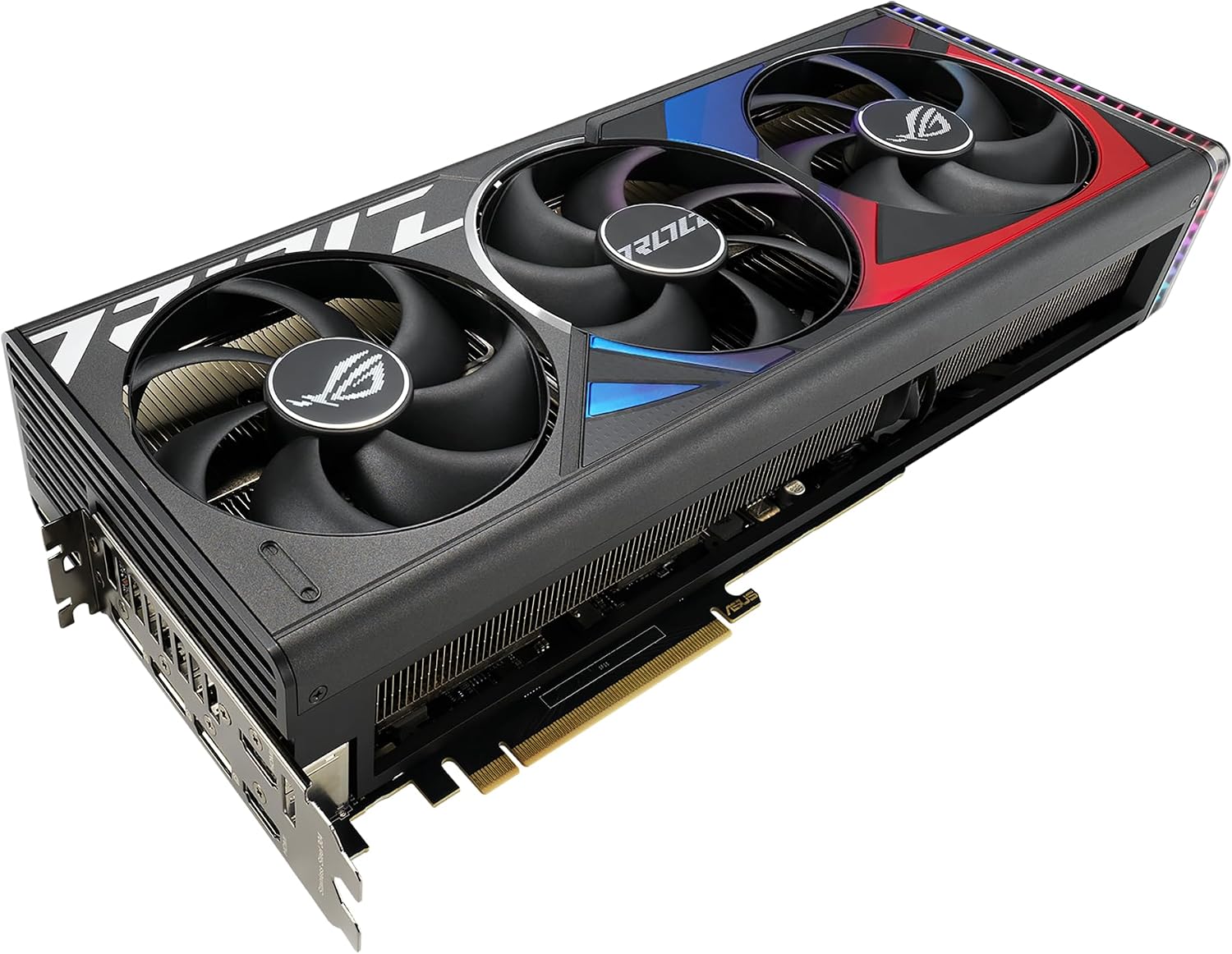 ASUS ROG Strix GeForce RTX™ 4080 Super Gaming Graphics Card (PCIe 4.0, 16GB GDDR6X, DLSS 3, HDMI 2.1a, DisplayPort 1.4a, Vapor Chamber, Massive Vented Backplate, Power Sensing, Aura Sync)
