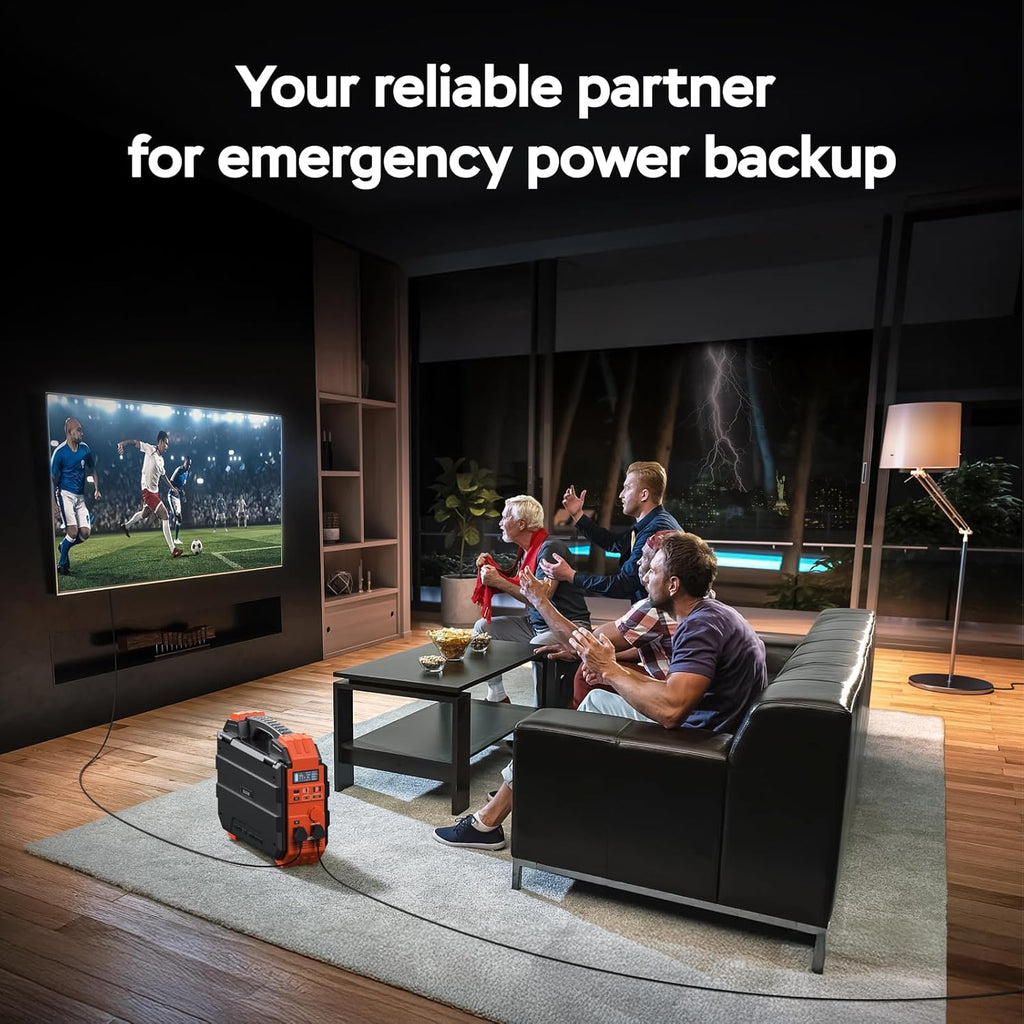 BLAVOR Portable Power Station 1600W (Peak 3200W), Built-in Solar Panel, 1024Wh LiFePO4 Battery, 100W USB-C Fast Charge, Solar Generator for Home Backup, Camping, Power Outages & RV