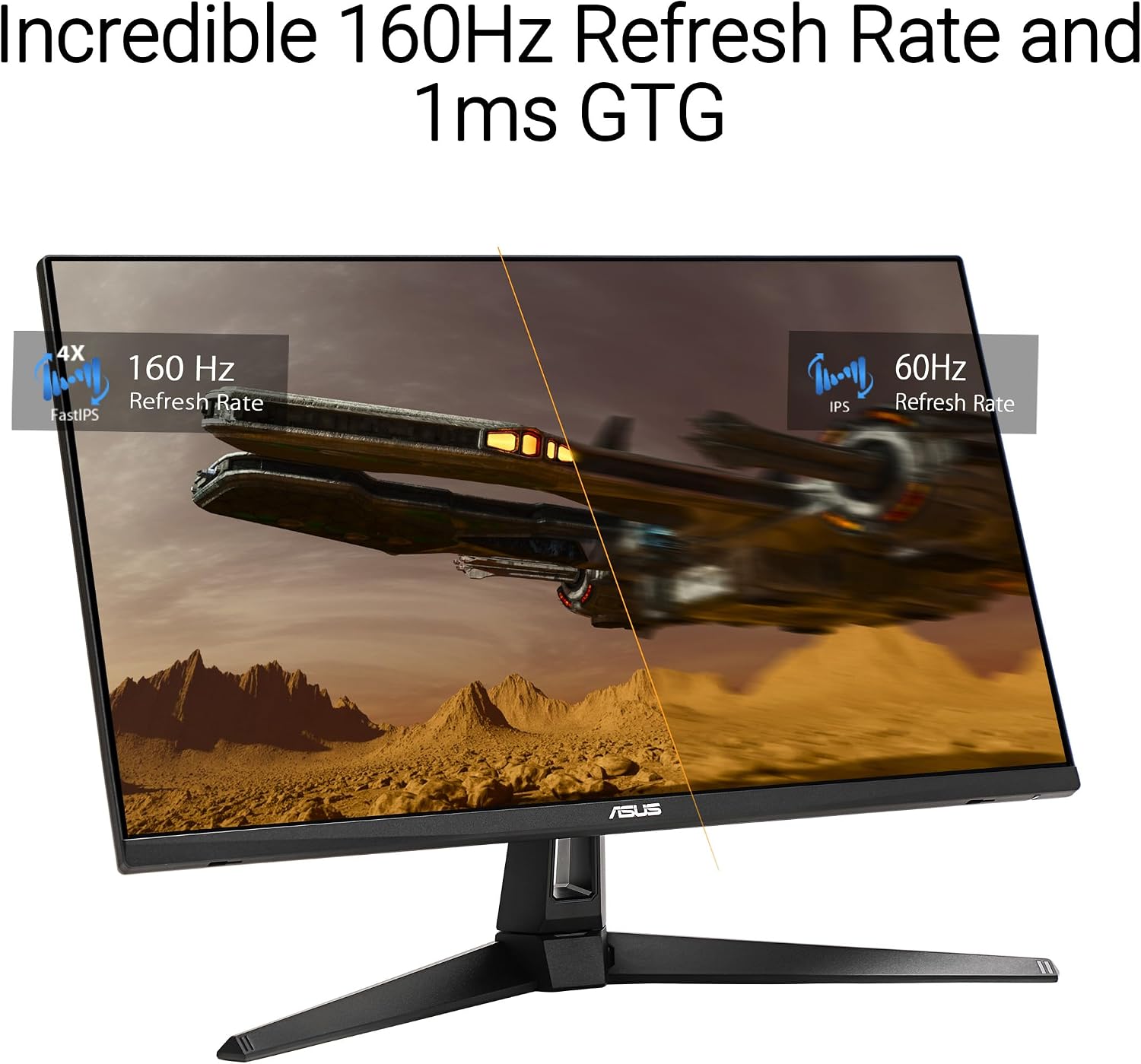 ASUS TUF Gaming 27' 4K HDR Monitor (VG27UQ1A) – 160Hz, 1ms, Extreme Low Motion Blur Sync, NVIDIA G-SYNC Compatible, AMD FreeSync Premium, 95% DCI-P3, DisplayWidget, 3 yr Warranty