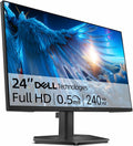 Dell G24 Series Gaming Monitor - 24' FHD (1920x1080) 240 Hz 16:9 Display, 0.5ms Response time, 99% RGB Display AMD FreeSync, 2X HDMI, Anti Glare, DisplayPort 1.4, Tilt Adjustable - Black