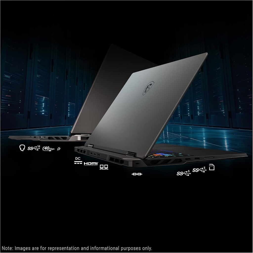 MSI Vector A18 HX Gaming Laptop, AMD Ryzen 9-9955HX, 32 GB DDR5 RAM, 2 TB PCIe SSD, 18' QHD+ (2560x1600) 240Hz Display, Nvidia G-Force RTX 5070Ti, 24 Zone RGB Keyboard, W11 Pro, Cosmo Gray