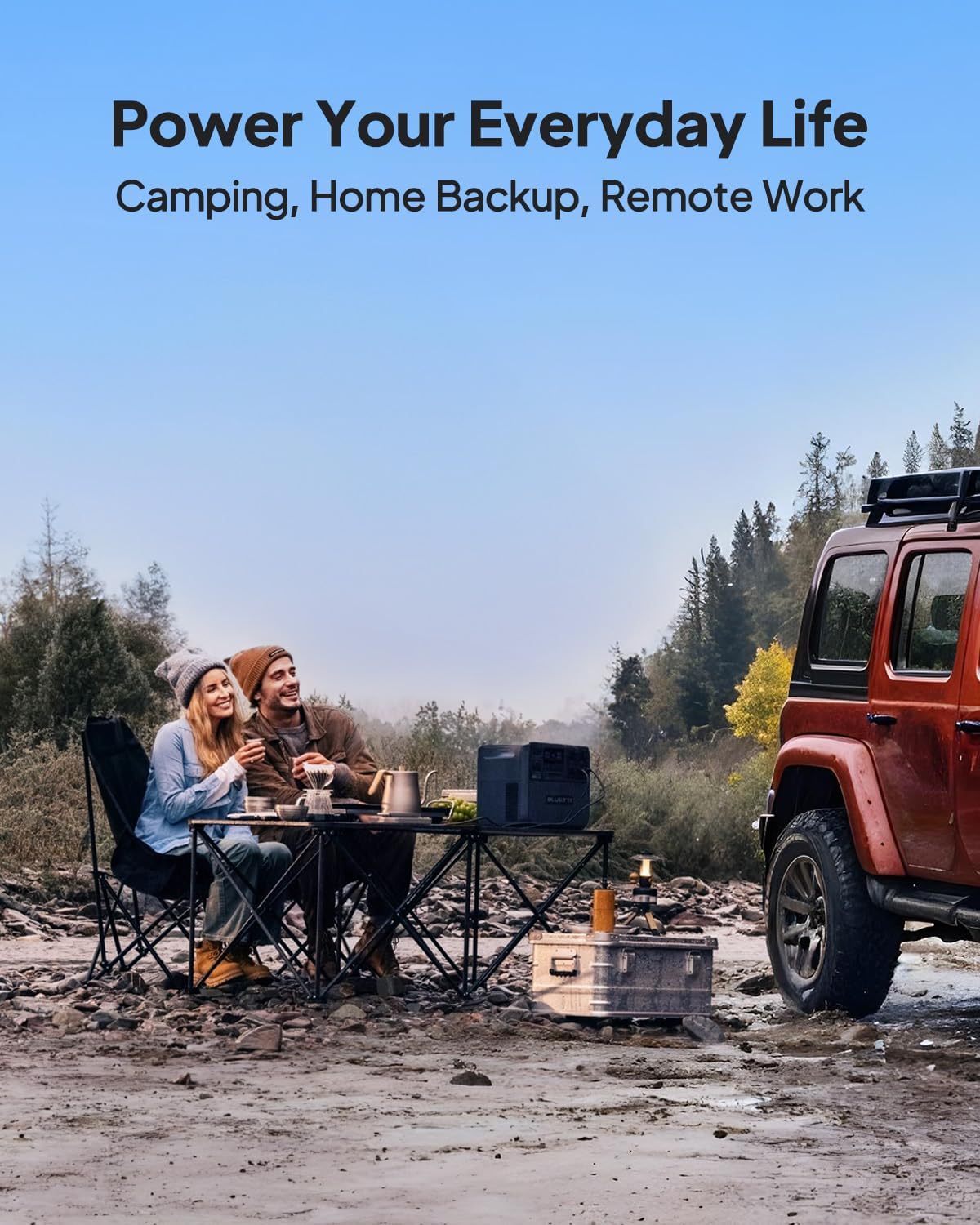 BLUETTI Elite 200 V2 Portable Power Station with AC Cable, 2073.6Wh LFP Battery Backup w/ 4 2600W AC Outlets, 17-Year Lifespan, Solar Generator for Camping, Off-grid