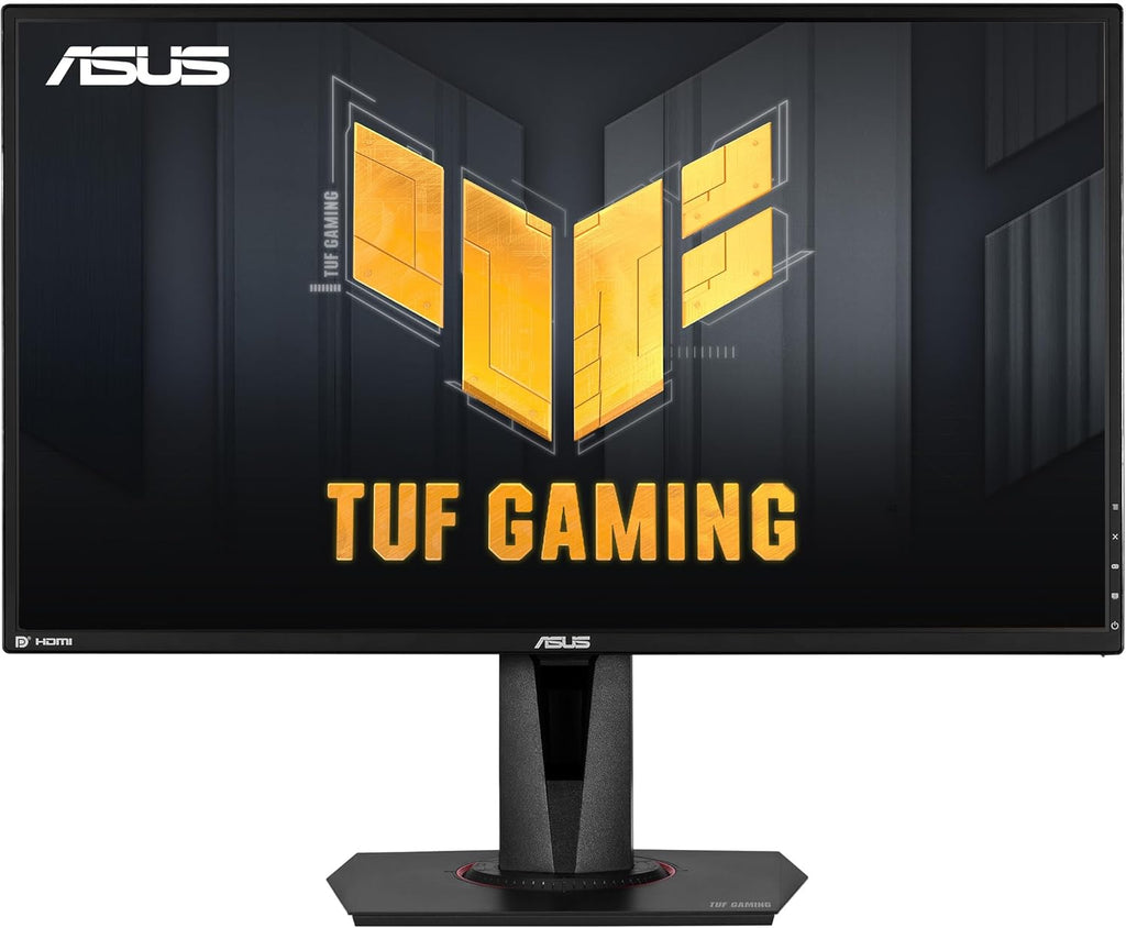 ASUS TUF Gaming 27' 2K HDR Gaming Monitor (VG27AQ) - QHD (2560 x 1440), 165Hz (Supports 144Hz), 1ms, Extreme Low Motion Blur, Speaker, G-SYNC Compatible, VESA Mountable, DisplayPort, HDMI,Black