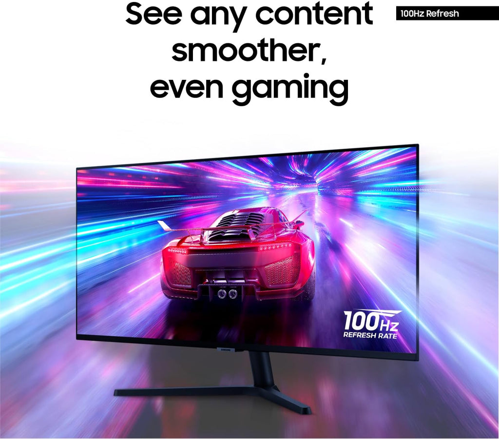 Samsung 34' ViewFinity S50GC Series Ultrawide QHD Monitor, 100Hz, 5ms, HDR10, AMD FreeSync, Ultrawide Screen, Eye Care, Thin Bezels, PIP, PBP, LS34C50DGANXZA, 2023, Black