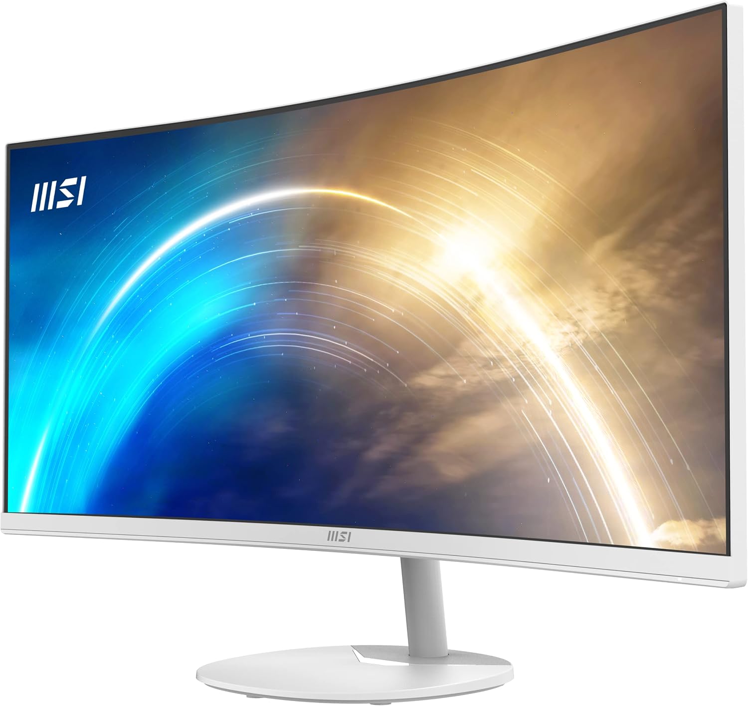 msi PRO MP341CQW 34-inch VA 3440 x 1440(UWQHD) Computer Monitor, 100Hz, Free-Synch, HDMI, DisplayPort, VESA Mountable, Speaker, 1ms, White