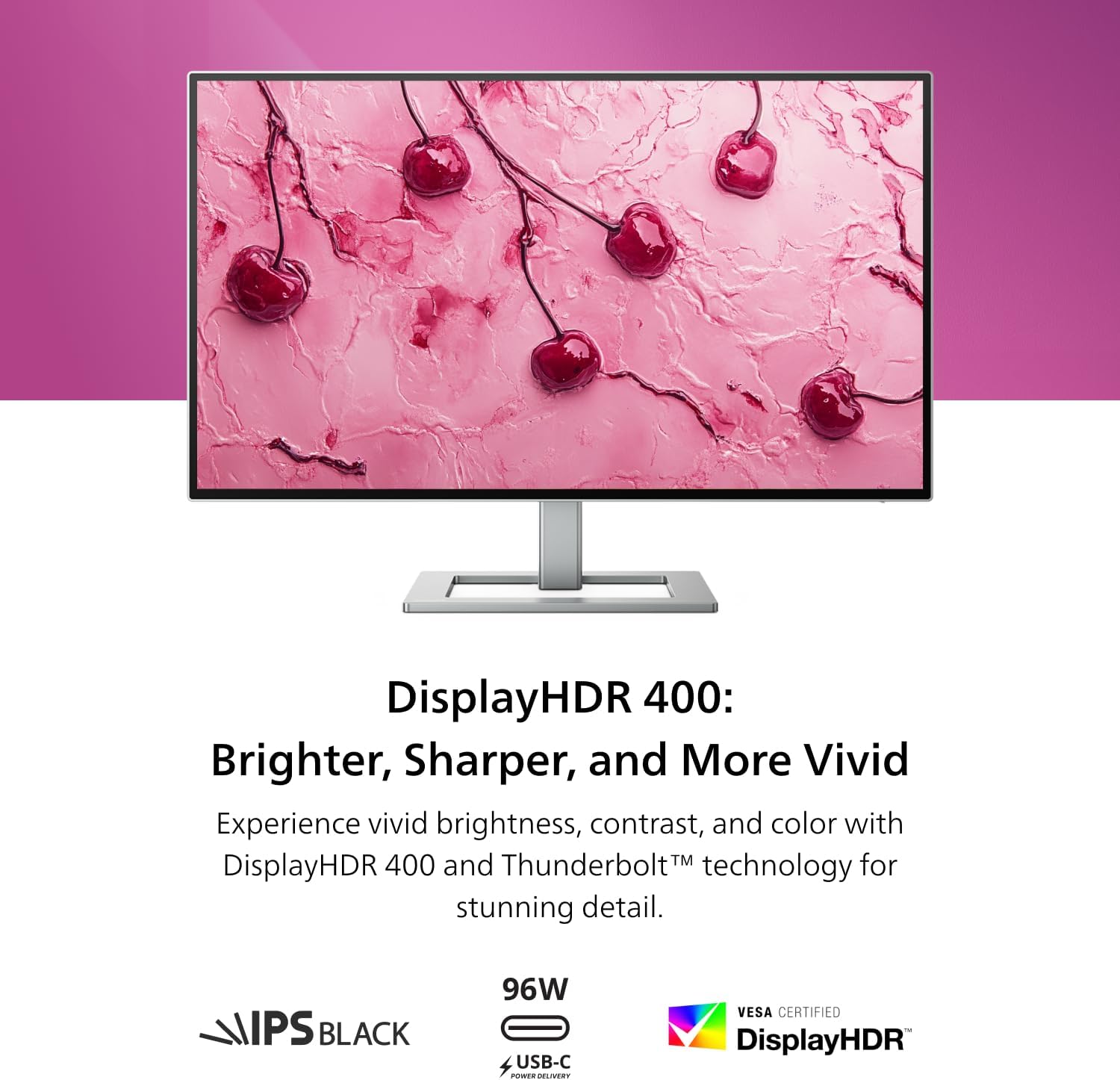 Philips Brilliance 27E2F7903 27' 4K UHD IPS Black Display, Thunderbolt, PD 96W, Height Adjustable, Daisy Chain, Built in Speakers, MacBook/PC Compatible, 4-Year Advance Replacement