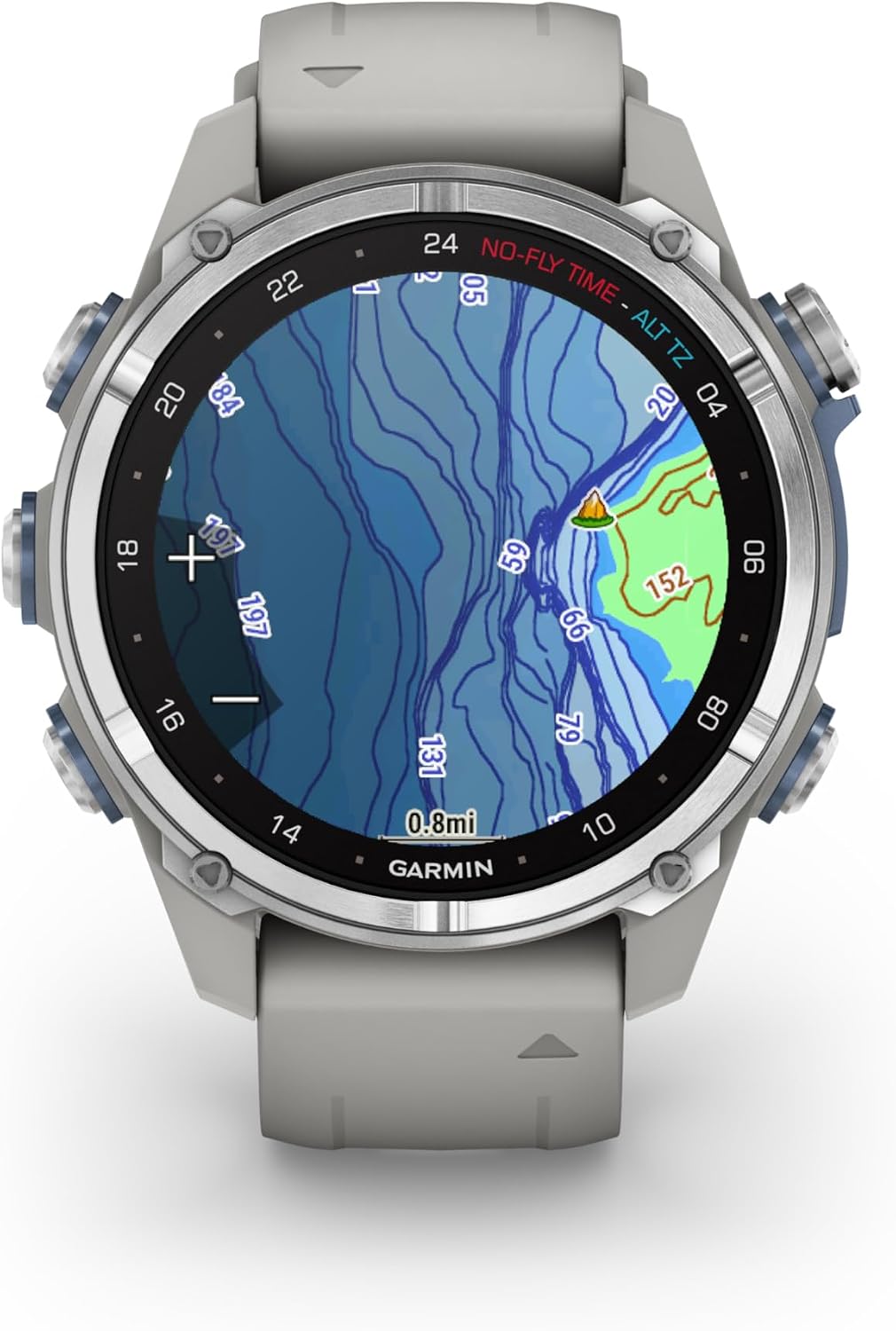 Garmin Descent Mk3 & Mk3i 51 mm & 43 mm, Titanium Dive Computer +Extra-Long Strap | Up to 25 Days Battery Life, AMOLED Display, Multi-Band GPS Smartwatch & Gift Bundle (010-02753-03)