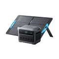 Anker SOLIX C1000 Gen 2 Portable Power Station with 100W Solar Panel, 2,000W (Peak 3,000W) Solar Generator, Full Charge in 49 Min, 1,024Wh LiFePO4 Battery for Home Backup, Power Outages, and Camping