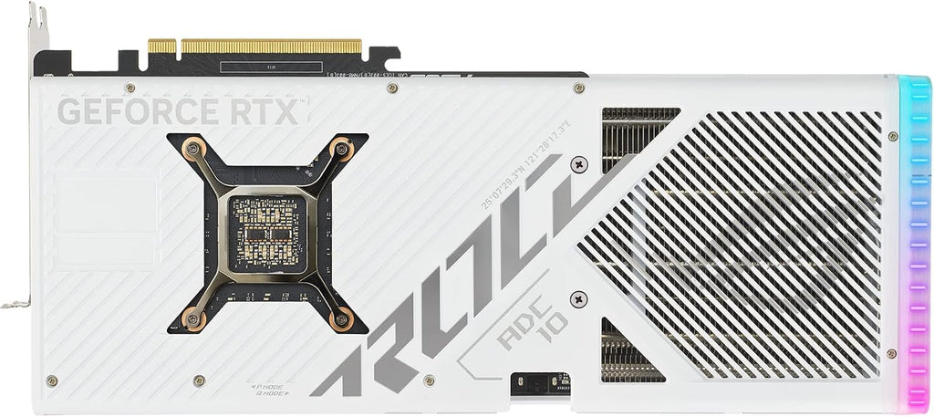 ASUS ROG Strix GeForce RTX™ 4080 Super White OC Edition Gaming Graphics Card (PCIe 4.0, 16GB GDDR6X, DLSS 3, HDMI 2.1a, DisplayPort 1.4a, Vapor Chamber, Power Sensing, Aura Sync)