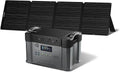 ALLPOWERS S2000 Pro Solar Generator with Panels Included, 2400W MPPT Portable Power Station with SE200 Foldable Solar Panel 200W, Solar Backup Power for Van House Outdoor Camping