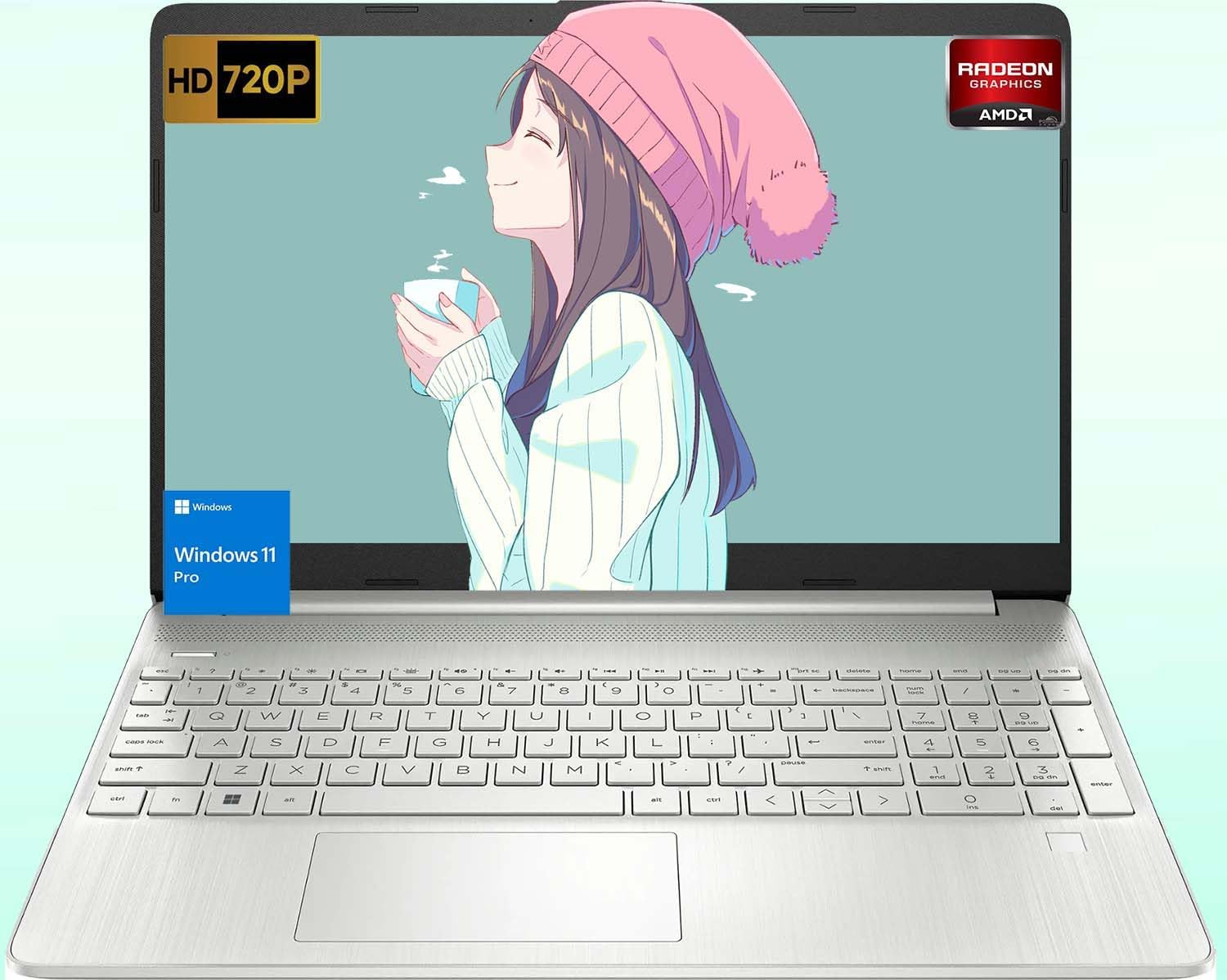 HP Laptop | 15.6' HD Laptop | AMD Ryzen 3 5300U | 32 GB RAM DDR4 | 512GB PCIe | 720P Front Facing Camera | 0.78inch Ultra-Thin | 3.75lb Lightweight | Windows 11 Home