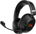 HyperX Cloud Flight 2 – Wireless Gaming Headset, Customizable RGB Lighting with Removable Earcup Plates, up to 100 Hours of Battery Life, 2.4GHz & Bluetooth, Multi-Platform Compatibility - Black