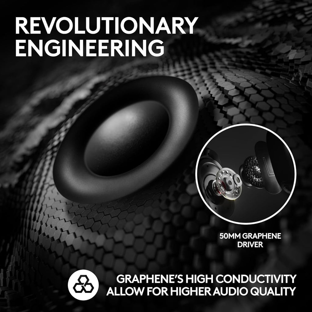 Logitech G PRO X 2 Lightspeed Gaming Headset - Wireless/BT/USB/3.5mm, 50mm Drivers, DTS:X 7.1, Detachable Mic - PC/PS5/PS4/Switch (Renewed)