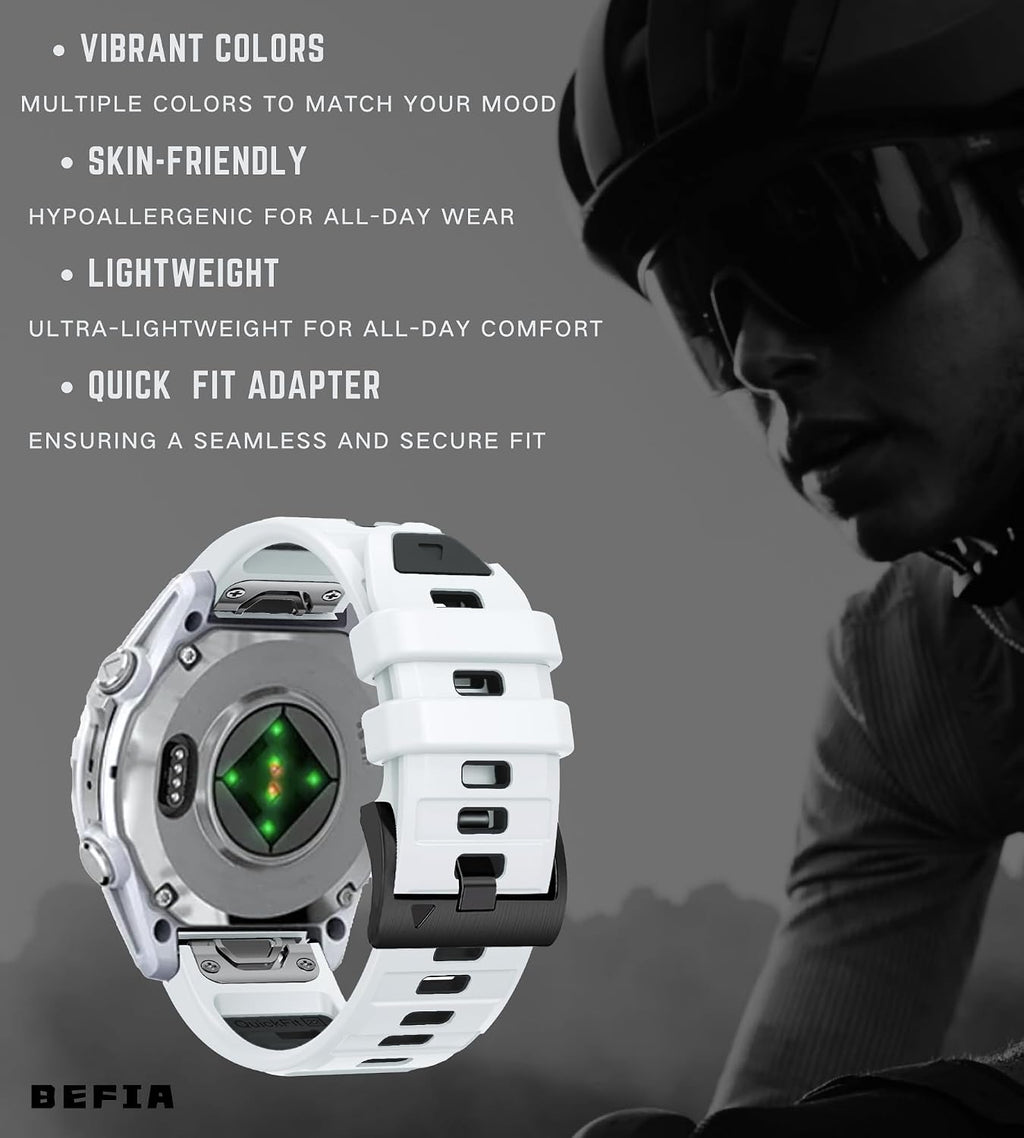 22mm Watch Band for Garmin fenix 8 47mm 5 6 fenix 7 sapphire solar band Quick Fit 22 Watch Bands for Garmin Watch Forerunner 965 955 epix gen 2 47mm Strap Comfort for Men Women
