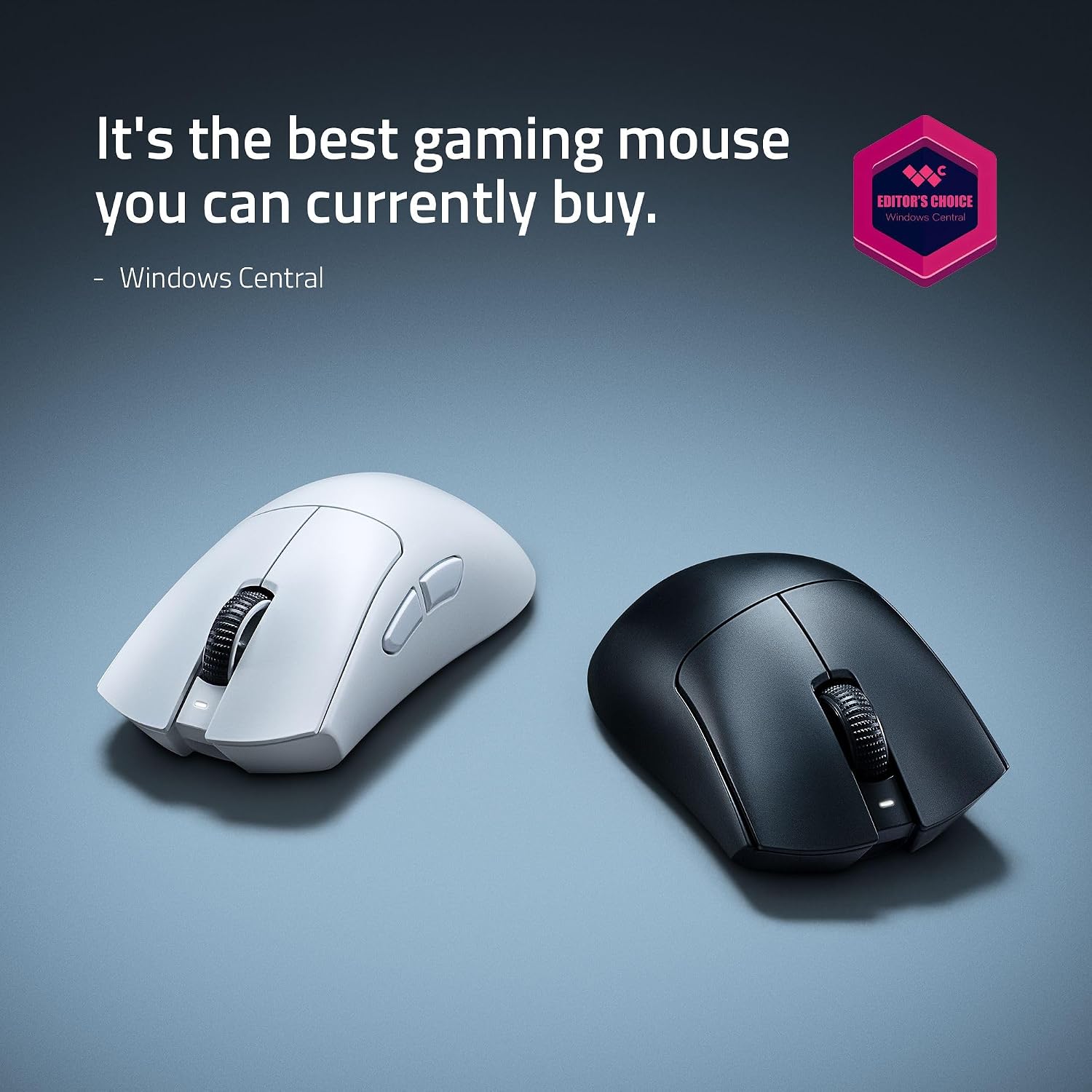 Razer DeathAdder V4 Pro Wireless Gaming Mouse: 57g Lightweight - HyperSpeed Wireless Gen-2 - Optical Scroll Wheel - Optical Switches Gen-4 - Focus Pro 45K Sensor Gen-2 - Up to 150 Hr Battery - White
