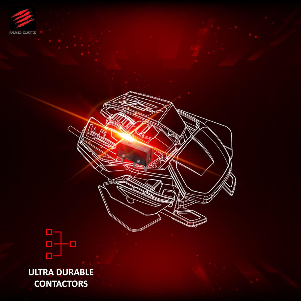 MAD CATZ R.A.T. Pro X3 Gaming Mouse (USB/Black/16000dpi/10 Buttons) - MR05DCINBL001-0