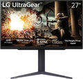 LG 27GS75QX-B 27-inch Ultragear QHD (2560x1440) Gaming Monitor, 180Hz (O/C 200Hz), 1ms, IPS, NVIDIA G-SYNC Compatible, AMD FreeSync, HDR10, Tilt/Height/Pivot Stand, HDMI, DisplayPort, Black