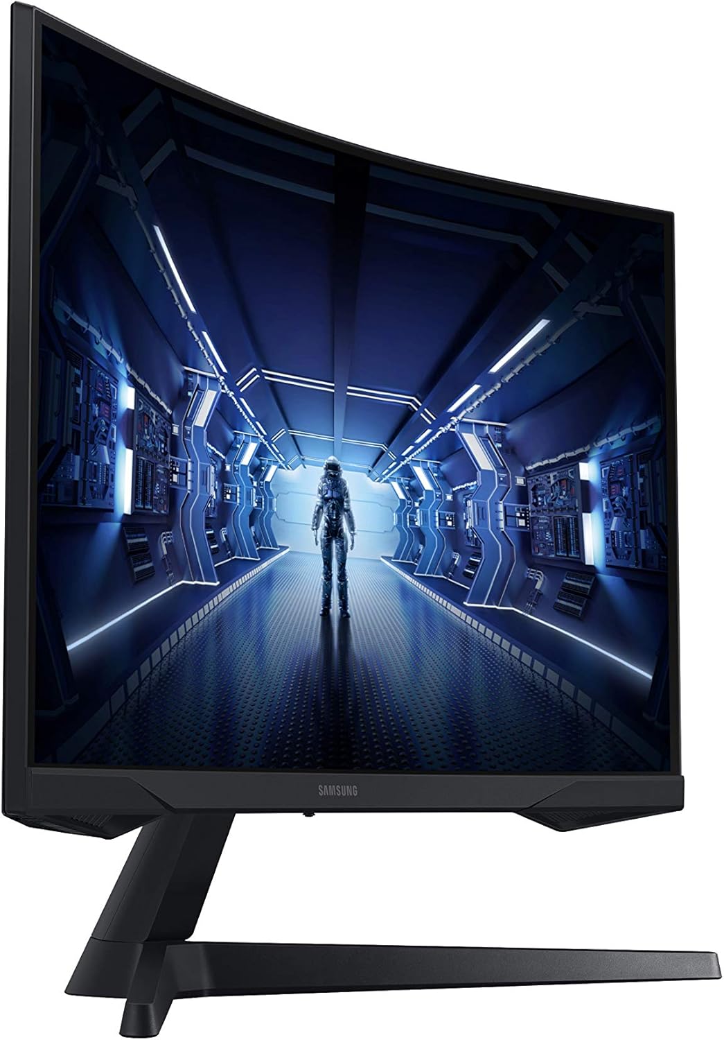 Samsung Odyssey G5 Series 27-Inch WQHD (2560x1440) Gaming Monitor, 144Hz, Curved, 1ms, HDMI, Display Port, FreeSync Premium (LC27G55TQWNXZA)