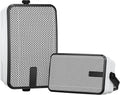 Outdoor Bluetooth Speakers 400w for Garage, Patio, Porch, Gazebo, Soffit, Entertainment Room. Wall Mount Speaker, Wireless Sync Up to 100 Speakers, IPX5 Waterproof (2 Pcs)