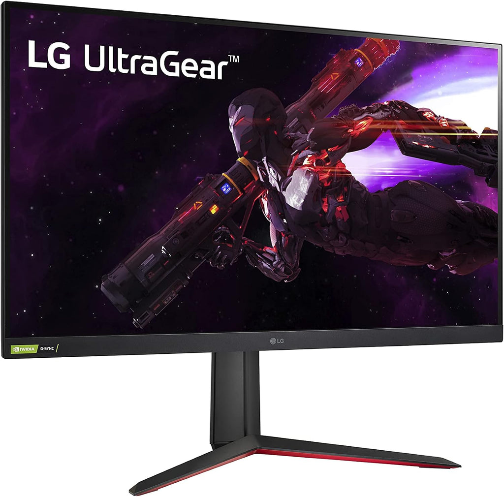 LG 32GP850-B 32-inch QHD (2560 x 1440) Ultragear Gaming Monitor, Nano IPS, 165Hz, 1ms, G-Sync, AMD FreeSync Premium, HDR10, HDMI, DisplayPort, Tilt/Height/Pivot Stand, 3-Side Borderless Design, Black