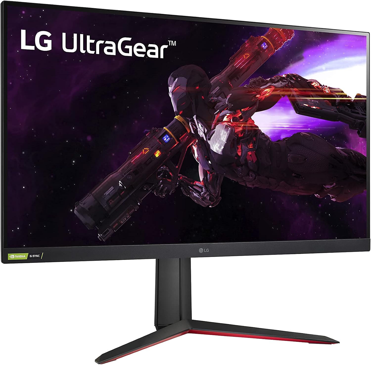LG 32GP850-B 32-inch QHD (2560 x 1440) Ultragear Gaming Monitor, Nano IPS, 165Hz, 1ms, G-Sync, AMD FreeSync Premium, HDR10, HDMI, DisplayPort, Tilt/Height/Pivot Stand, 3-Side Borderless Design, Black