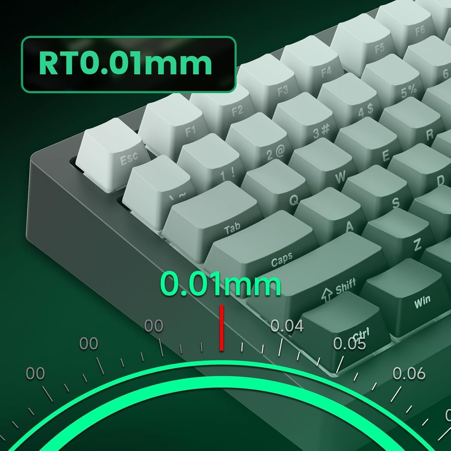 MONSGEEK M1 V5 TMR Rapid Trigger 32k Scanning Rate Gaming Keyboard Quick Release Aluminum Mechanical Keyboard SP Gradient AstroAim Magnetic Switch