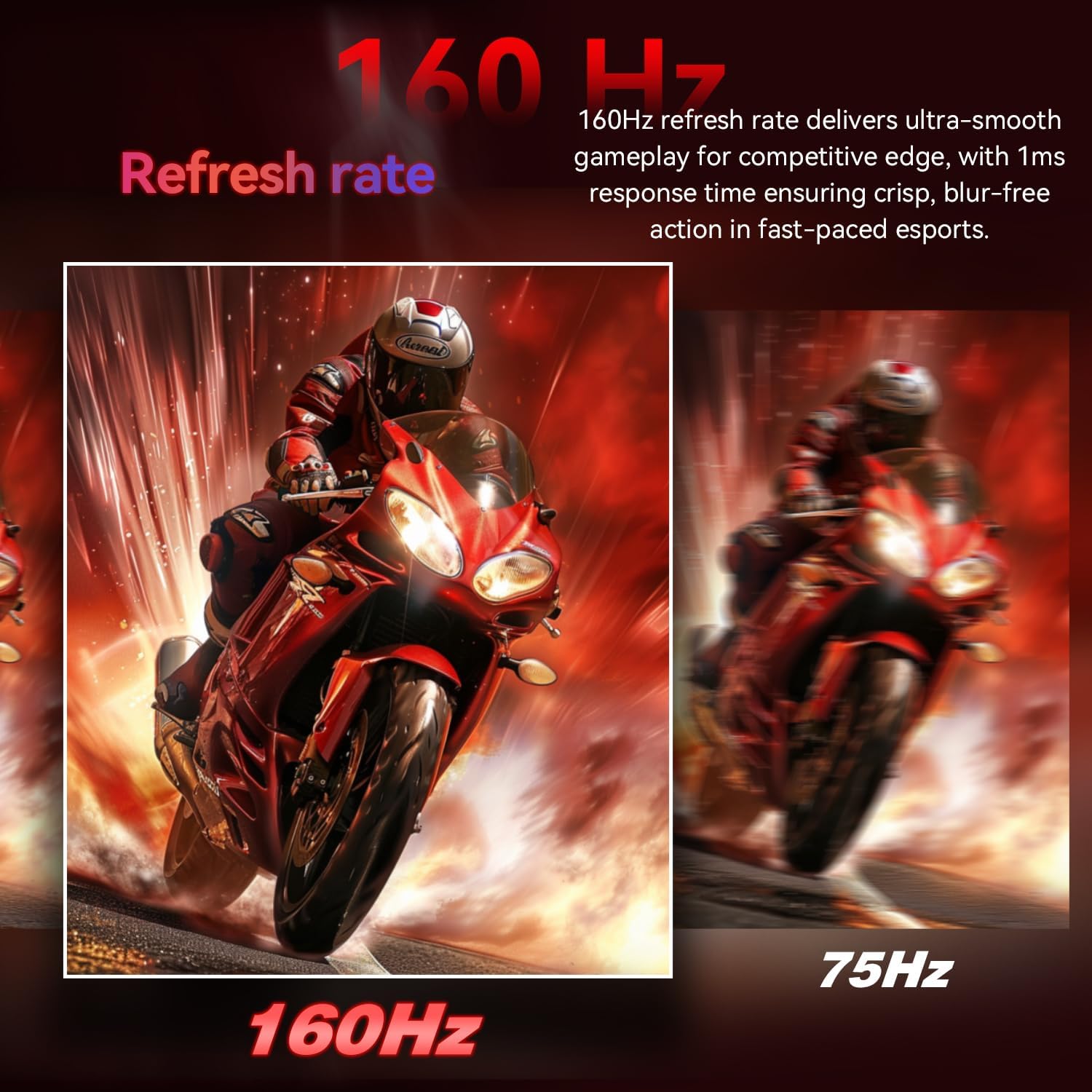 32Inch 4K Curved Monitor,160Hz UHD(3840 x 2160) Curved Gaming Monitor,1ms AMD FreeSync Premium,1500R,125% sRGB,95% DCI-P3,Monitor with Speaker,HDMI2.1,DP1.4,VESA