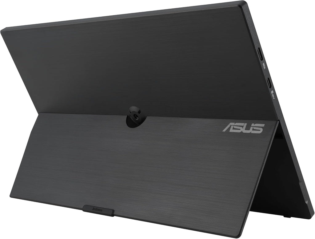 ASUS ZenScreen 15.6' 1080P USB-C Portable Monitor Setup for Laptop/Mac (MB16AHV) - FHD, IPS, Blue Light Filter, Anti-Glare, Mini HDMI, Kickstand, Tripod Mountable, Protective Sleeve, 3year Warranty