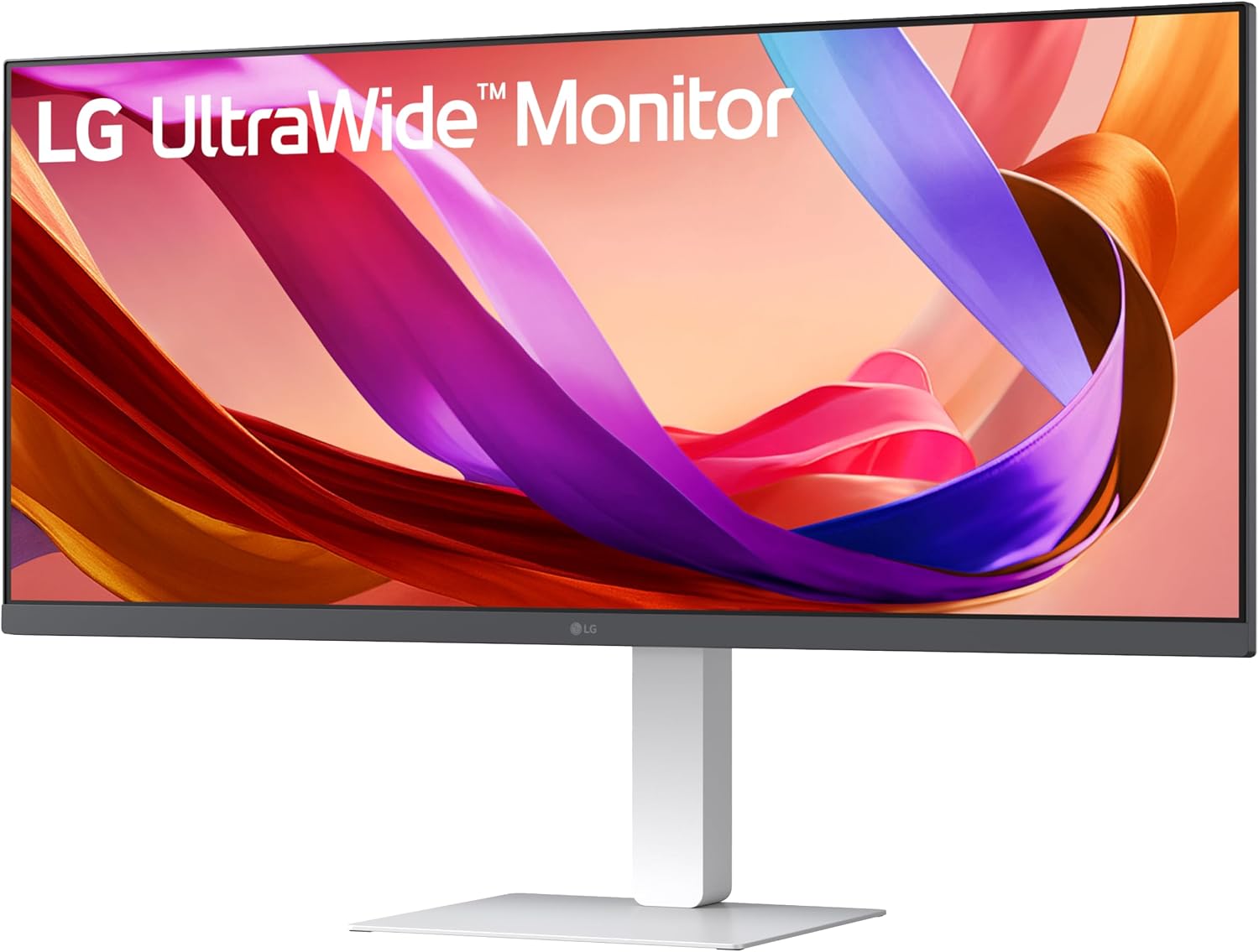 LG 34U530A-W 34-inch UltraWide WFHD (2560 x 1080) IPS Wide Computer Monitor, 100Hz, VESA DisplayHDR 400, HDMI, DisplayPort, USB Type-C, Tilt/Height/Swivel Stand, White