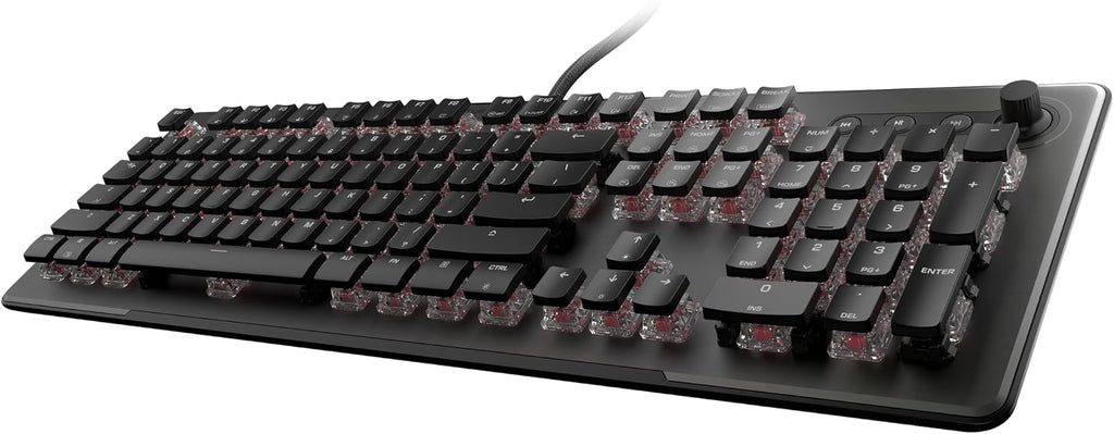 Turtle Beach Vulcan II Max – Optical-Mechanical PC Gaming Keyboard, Customizable RGB Illuminated Keys and Palm Rest, Smart Keys, Titan II Smooth Linear Switches, 200M Keystroke Durability – Black