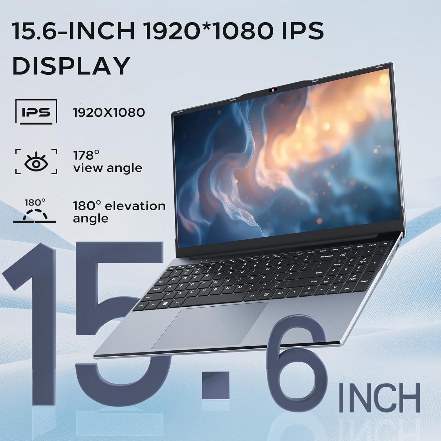 Phatom 15.6' FHD Laptop Computers, Compatible with Windows 11, Pentium Gold (Beats Pentium, Celeron), Cooling Fan, 4GB RAM, 128GB SSD, Up to 2TB, HDMI, for Business, Student