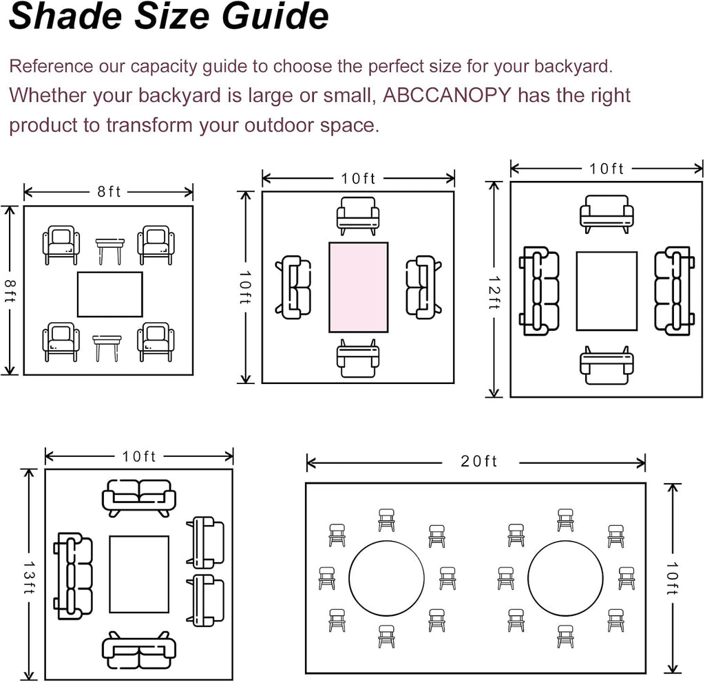 ABCCANOPY Gazebos for Patios 10x10 - Outdoor Steel Frame Gazebo with Mosquito Netting for Lawn Backyard Garden Deck (Khaki)