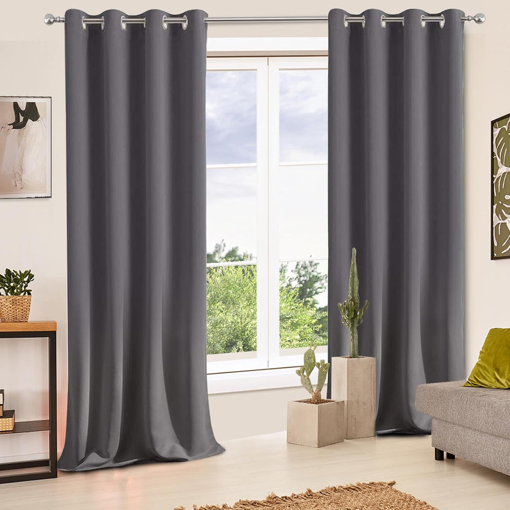 Outdoor Curtains for Patio 119x131in, Gazebo Curtains Outdoor Waterproof, Blackout Waterproof Outside Curtains for Porch Pavilion Gazebo Weatherproof Wind Resistant