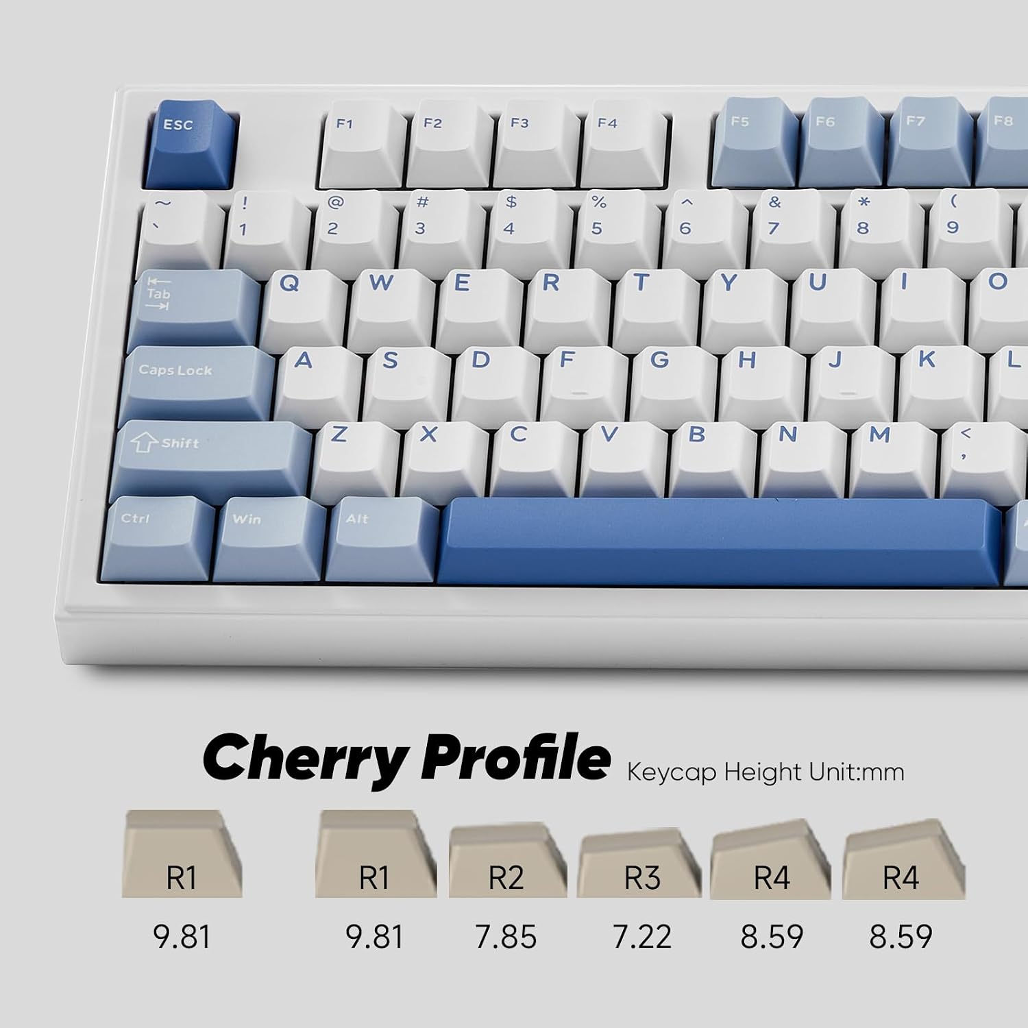 Akko 5098B Wireless Gaming Keyboard with Screen, Glacier Hot-Swappable Mechanical Keyboard with Scroll Wheel, Numberpad, RGB Gasket Keyboard, Piano Pre Lubed Switch
