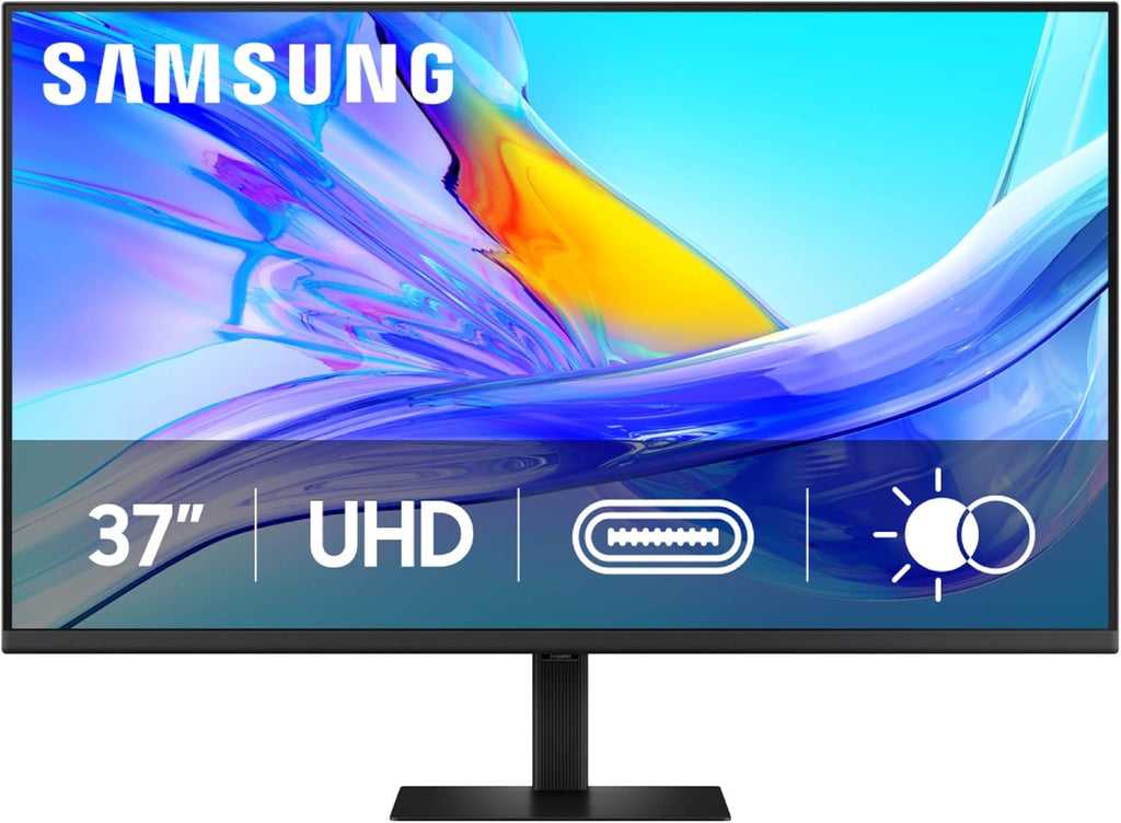 Samsung 37' ViewFinity S8 (S80UD) 4K UHD HDR10 High Resolution Monitor with USB-C and Ergonomic Design, Built-in KVM Switch, Intelligent Eye Care, LS37D800UANXZA, 2025