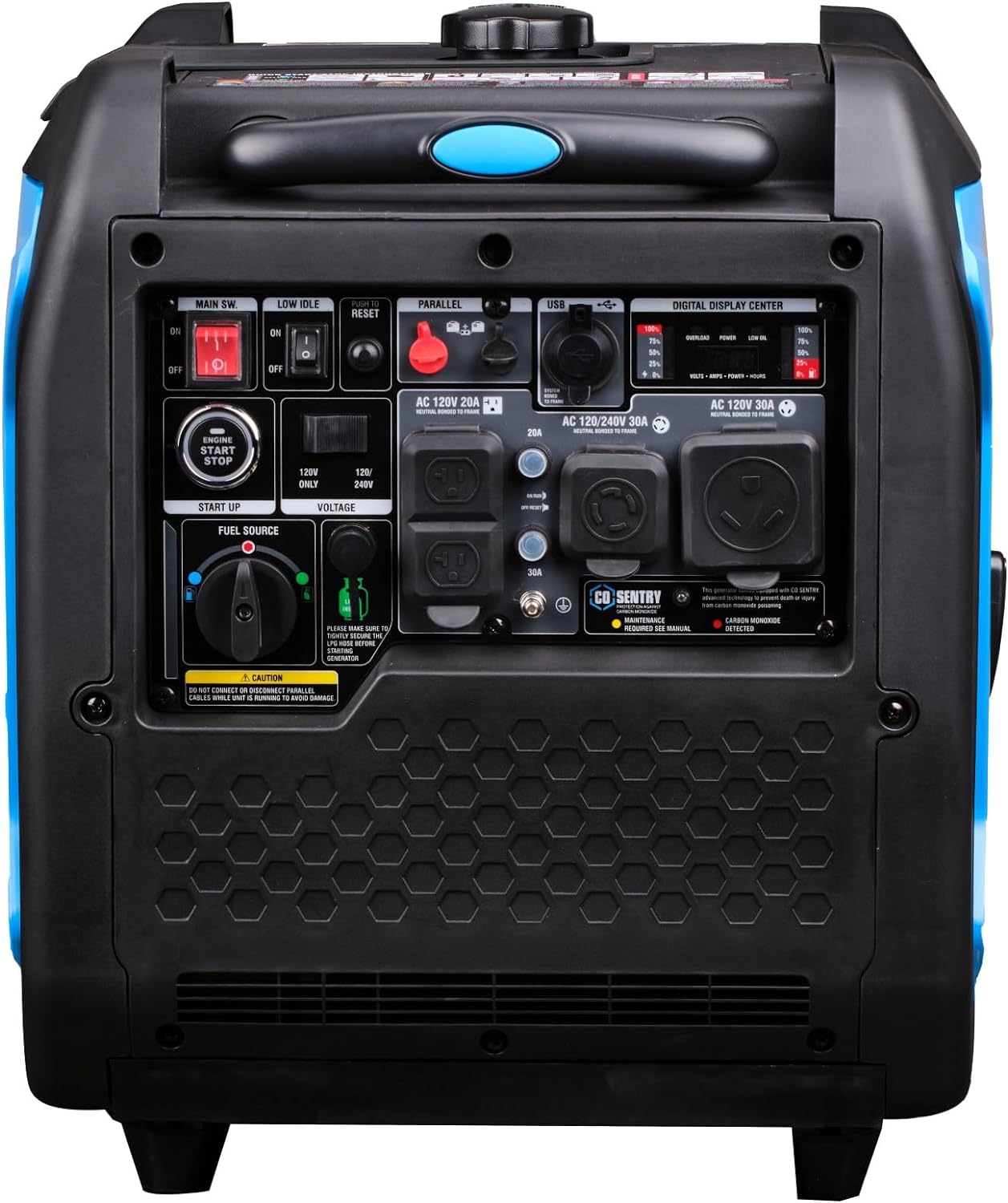 Pulsar 7,250-Watt Super Quiet Dual Fuel Inverter Generator with Remote Start