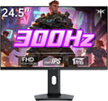 KTC 24.5 Inch 300Hz Gaming Monitor, FHD 1080P 240Hz Fast IPS Monitor, HDR, FreeSync, DisplayPort x1 HDMI x2, 119% sRGB, Height/Pivot/Tilt Adjustment, VESA Support, H25Y7